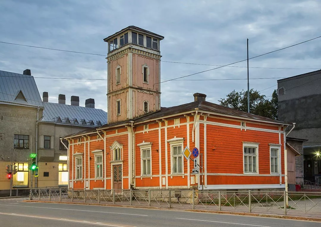 Пожарное депо в Сортовале 